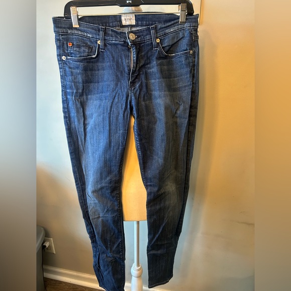 Hudson Jeans Denim - Hudson Jeans Dark Blue Krista Skinny Jeans
